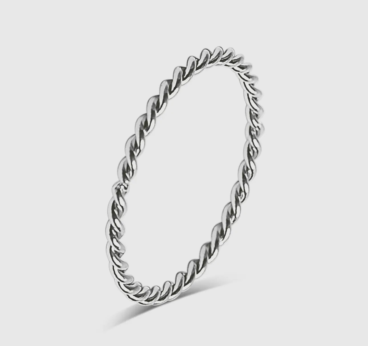 Hailey Braided Stacking Ring