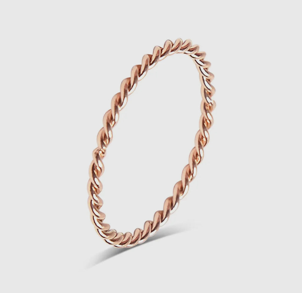 Hailey Braided Stacking Ring