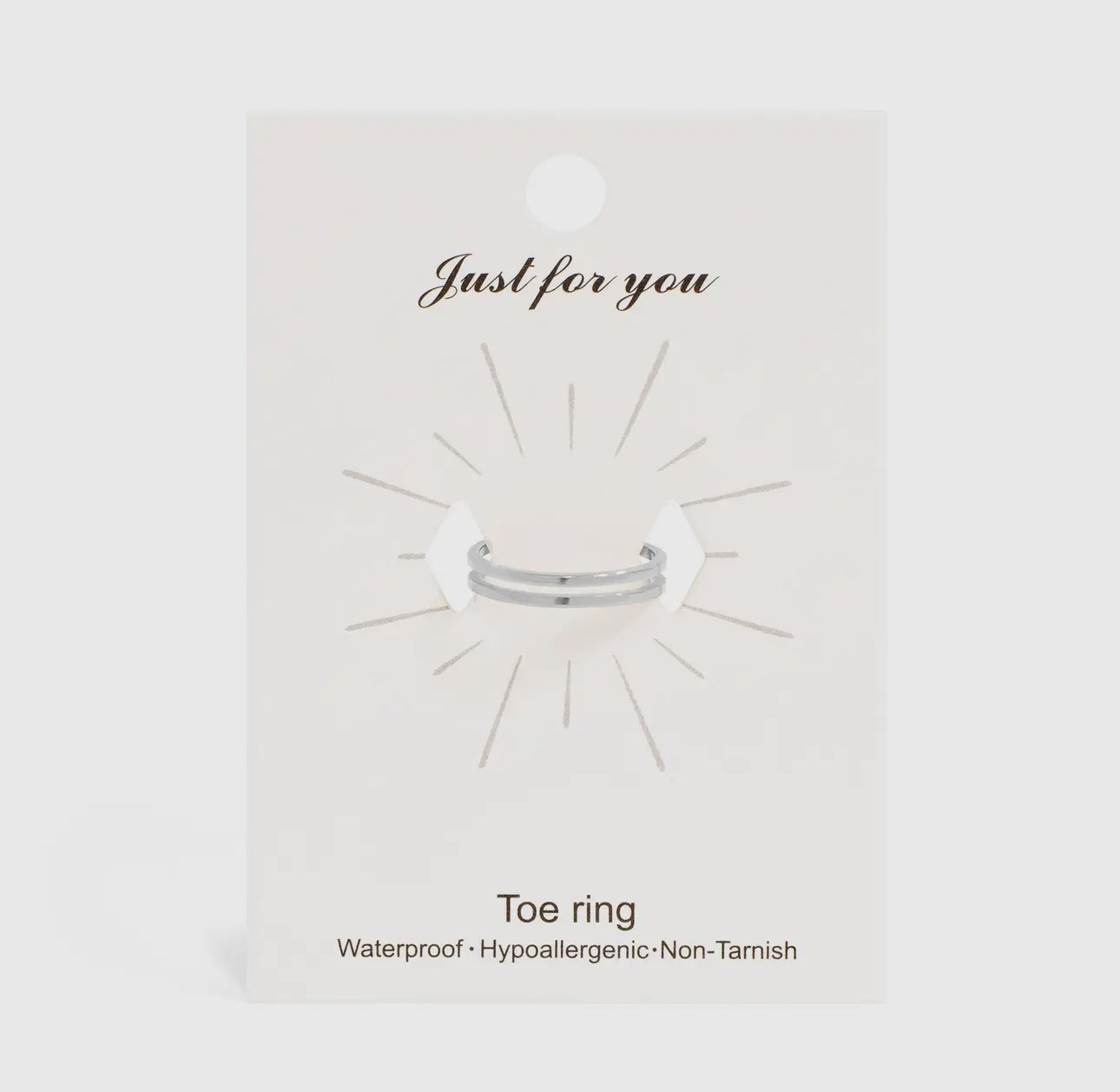 Olivia Adjustable Double Bar Toe Ring