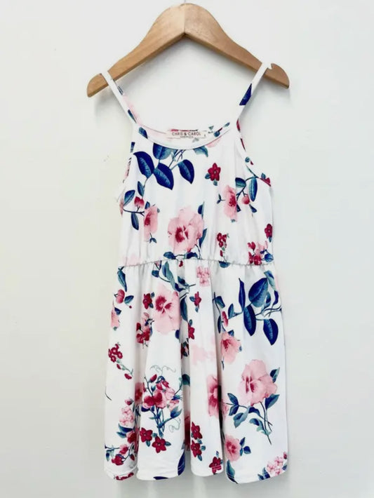 Kids Floral Print Dress-Chris & Carol