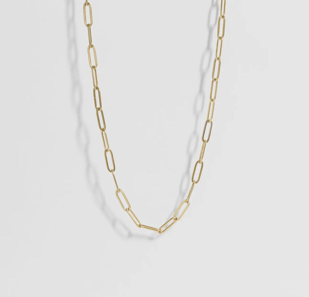 Luna Paperclip Chain Necklace