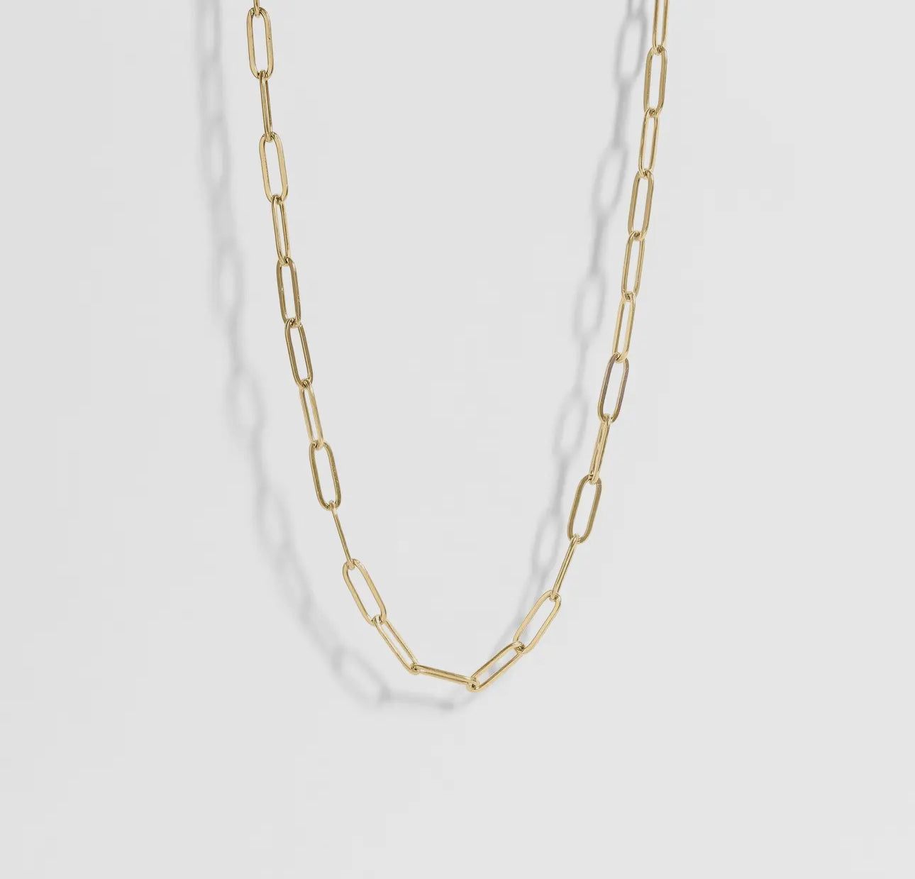 Luna Paperclip Chain Necklace